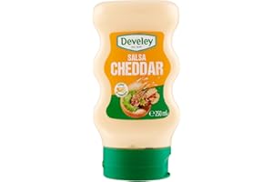 ‎DEVELEY Salsa Cheddar Develey Cheddar Bottiglia Squeeze 250 ml Salse Condimento