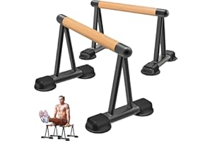 ‎DOLIBEST Dolibest Liegestützgriff, Calisthenics Parallettes Push up Griffe Fitness Handstand Boden rutschfest Dip Barren Handgriffe 2er L-sit Liegestützstange Medium für Indoor Outdoor Zuhause Gym Workout