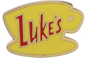FAADBUK - Silber Brosche Luke's Diner Gilmore Girls Klassisch-Retro Broschen und Pins
