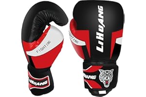 YYST Boxhandschuhe 12 Oz Männer Damen Punching Handschuhe für Anfänger für Boxen MMA Muay Thai Kickboxen & Kampfsport
