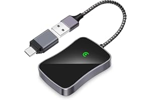 Befurglor CarPlay Wireless Adapter for Apple, Plug & Play Carplay Wireless Dongle, Bluetooth CarPlay Adapter from Wired CarPlay to Wireless CarPlay, Fit for Cars from 2018, Apple iPhone iOS 10+