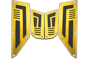 Heinmo 1 Set P¨¦dales Moto Pieds de Pied Moto Avant Repose Pieds Pieds Repose Pied Pour Yama T MAX T-max 530 Repose Pieds (gold)