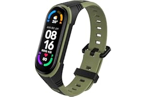 BDIG Bransoletka do Xiaomi Mi Band 5, zamiennik paska Miband 6, Amazfit Band 5, miękki silikonowy pasek na nadgarstek, akcesoria do Xiaomi Mi Band 5/6 (bez hosta)