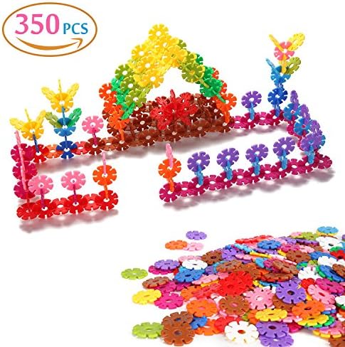 Kaotoer Snowflakes 0.5 KG 350 pcs Building Blocks Toys Gear Set Toy Brick Stacking Blocks Educational Building Blocks