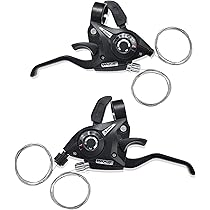 Paire de manettes vélo VTT P2R Indexe Rapid Push-pull 7 V - noir Paire de manettes vélo VTT P2R Indexe Rapid Push-pull 7 V - noir