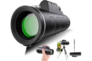 AiMeiteng 12x50 monocular, Monokular Teleskop, mit BAK4 Prisma und FMC Beschichtung, Monokulare für Erwachsene HD Scope für Vogelbeobachtung Wandern Konzert Reisen