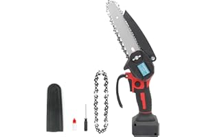 Akku Kettensäge für Einhell 18V Akku, 550W Handkettensäge Klein mit 2 Ketten, Motorsäge,Astkettensäge,Batteriebetriebene 6 Zoll Mini-Kettensäge zum Holzschneiden und Baumbeschneiden （Ohne Akku）