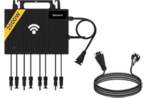 EPP Solar® Growatt NEO Wechselrichter 2000M-X2 | PV WiFi Wechselrichter für Balkonkraftwerk