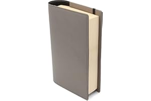 BOOKBUDDY Paperback Book Cover, Book Protector, Grey