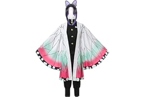 ACTASITEMS Demon Slayer Cosplay-Set Anime-Cosplay-Kimono-Kostüm, Erwachsene/Kinder- Eine Vielzahl von Stilen zur Auswahl