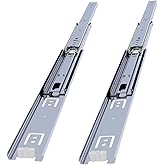 Badem10 Bilyalı Dolap &Ccedil;ekmece Rayı Metal En 3.6 cm Uzunluk 35 cm