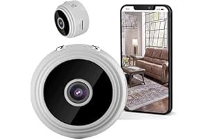 GBOKYN Mini telecamera spia wireless 1080p Full HD con audio e video, telecamera nascosta per la sicurezza domestica con visione notturna e rilevamento del movimento