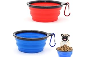 HCYANGZHANG Lauter Fahrradklingel,2Pcs Große Hundenapf Faltbar aus Silikon für Hunde und Katzen Fütterung, Faltbare Schüssel für Reise & Transport für Hunde,Hunde und Haustiere für Wasser