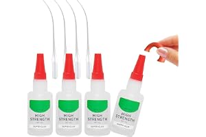 Cutiolly Superlim Extra Starkt För Allt, Superlim Gel, Kraftbeständigt Trälim Och Plastlim, För Plast, Vattentät, 20 G X 4 St