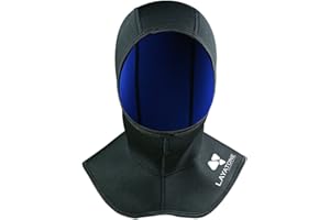 LayaTone Diving Hoods Men Women 3mm Neoprene Hoods Scuba Diving Spearfishing Underwater Hoods Full Face Wetsuits Hoods Adults