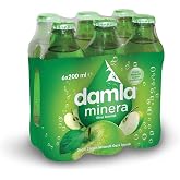 Damla Minera Apple Mineral Water Glass Bottle 6x200 ML