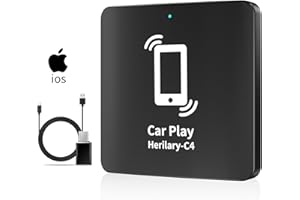Adelagnes Wireless Carplay Adapter, Carplay Wired Adapter for iPhone, Plug and Play Car Function Carplay Adapter for VW Volvo Renault Opel Citroen Toyota Peugeot, A for Father Husband Boyfriend