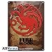 Produktbild Game of Thrones - Blechschild - Targaryen Logo - Fire & Blood - 28x38cm