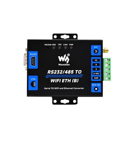 RS485 to WiFi/Ethernet Converter Module, Rail-Mount Serial Server, Modbus/MQTT Gateway RS485 to WiFi/Ethernet Converter Module, Rail-Mount Serial Server, Modbus/MQTT Gateway