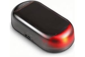 PCXWTLN Car Alarm, LED Solar Anti-Theft Flashing Security Light for Automotive Interior Safety (Red)