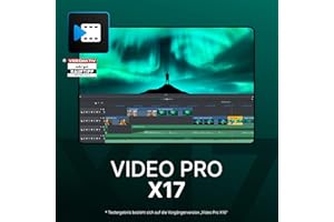 MAGIX Video Pro X17: Umfassende Videobearbeitung I Videobearbeitungsprogramm I Videoschnittprogramm I Windows 10 / 11 I 1 PC Download-Lizenz für 2 Geräte