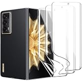 nvskvd Hydrogel Films for Honor Magic V2, 3 Pieces TPU Screen Protectors Transparent Flexible Soft Film (Not Tempered Glass)