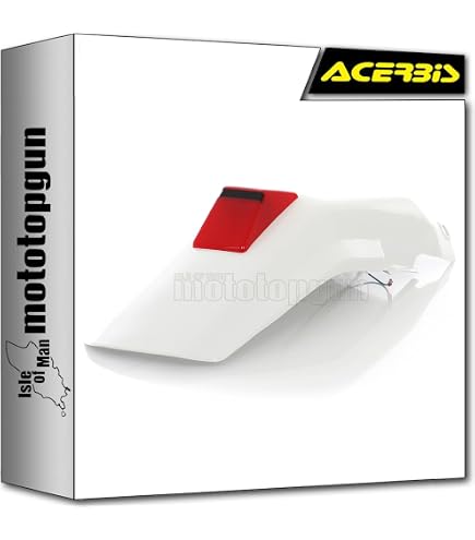 PARAFANGO POSTERIORE PER HONDA CR 125 1993-1997 / BIANCO 041