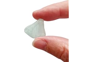 AVALON COSMETIC PACKAGING Avalon Aquamarine Tumblestone Crystal Gem ~ Meditation, Courage, Serenity, Peace, Inspiration, Tranquillity, Soothing, Calming, Safe Travel on Water - Crystal Gemstone Therapy Tumblestones (1)