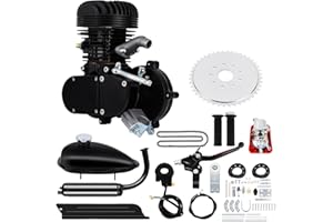 H-YEEU 2 Tempi Kit Motore bici 100cc Gas Motorizzato Motore Kit di Conversione Bicicletta Nero