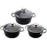 Jumbo Darci Black Set of 3 Midi Cookware