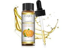 ‎EUQEE EUQEE Orangenöl Süß Ätherische Öle 10ml, Ätherisches Öl Orange Ätherische Öle Naturrein, Aromatherapie Duftöl Orange für Diffuser, Luftbefeuchter, Entspannung