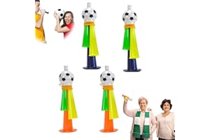 FainFun Stadion Tröte, 4 Stück Fan Tröte Fussball, Fußball Tröten, Tröten Fußball Stadion, Vuvuzela Tröte Laut, für Kinder, Fußball Fans, für Fußball-Themenparty, Weltmeisterschaft