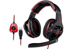 ‎KLIM KLIM Mantis Gaming Headset - NEU - USB - Headset mit Mikrofon für PC, PS4, PS5, Nintendo Switch, Mac + 7.1 Surround Sound Noise Cancelling Gaming Kopfhörer - PS5 Headset