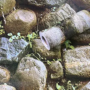 Wolpin Wall Stickers Wallpaper Decals Self Adhesive (45 x 10 m) 3D Stone DIY, Stone Color