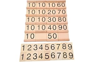 Gadpiparty Mathe-Material Teen & Ten Boards Lernspielzeug Montessori Seguin Mathematik-Lehrmittel Montessori Mathe-Spielzeug Material Für Kinder Frühkindliche Vorschulausbildung