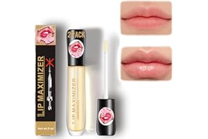 OWSEN 2PCS Lip Plumper | Vitamin E Lip Plumping Serum,Lip Maximizer Hyaluronic Lip Plumper, Lip Plumping Serum Instant Lip Filler, Plumping Lip Oil Lip Enhancer Plumper Lip Care Serum