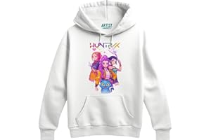 ARTIST MARKET Felpa Cappuccio di Huntrx KPOP Merch | Cotone Altà qualità |