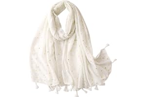 FAIRYGATE Foulards pour femmes Foulards et écharpes léger à imprimé floral pour les vacances Echarpes femme