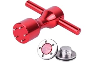 Gofotu Golf-Kopfgewicht 2 Gewichte (5 g/10 g/15 g/20 g/25 g/30 g/35 g/40 g), Schraubenschlüssel-Werkzeug kompatibel mit Scotty Cameron Fastback & Squareback Putter (2 Stück 25 g + Schraubenschlüssel)