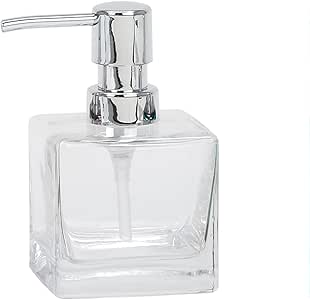 Set 2 Dispenser Sapone In Vetro 300ml - Ricaricabili Per Bagno E Cucina - Foto 11