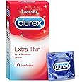 Durex Condoms, Extra Thin - 10 Count