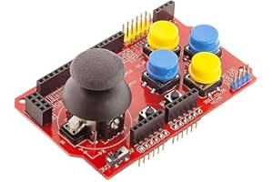 AZDelivery Joystick Keypad Gamepad Shield compatible with Arduino/Duemilanove/Compatible with MEGA2560 / Leonardo including E-Book!