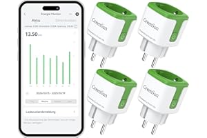 GreenSun gniazdko elektryczne z pomiarem prądu i licznikiem kosztów energii, programator czasowy, gniazdko sterowane głosem