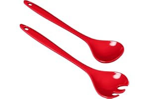 KUHN RIKON Service à salade rouge/rouge foncé