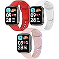 Generic Compatible Xiaomi Redmi Watch 3 Active Strap Band Colorful Silicone Strap Replacement for Xiaomi Redmi Watch 3 Active