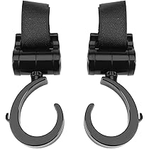 Kinderwagen Haken & Klammern Set - 2+2 Stück Universal