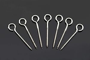 Tigofly 100 pcs 25mm Screws Stainless Steel Plug Hardware Jerk Baits Lure Making DIY Fishing lure