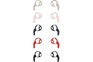 kwmobile Ganchos de Orejas para Auriculares - Set 5X Gancho anticaida compatibile con Beats Solo Buds - Soporte para Cascos