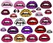 NEW Maxdona Lot of 10 x Different Sets Trendy Lip Stickers Temporary Tattoo Transfers- CLEARANCE SALE