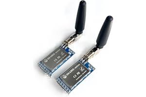 PDDAXLQUE 2pc LORA Wireless Module 22dBm 433~475MHz 8KM LR02-A Low Power Wireless Transceiver UART LoRa RSSI ipex (LR02-433/475Mhz-Antenna*2pcs)